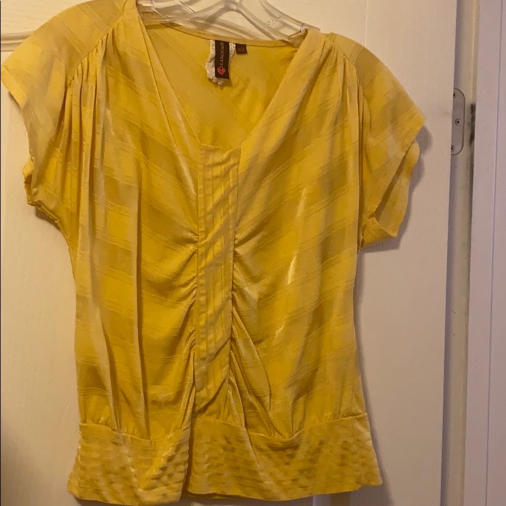 Yellow  top size xs